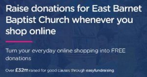 Raise money for East Barnet Baptist Church by shopping online
