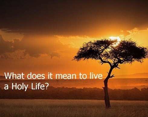 What does it mean to live a Holy life?