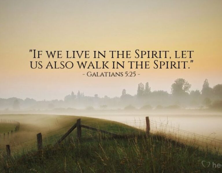 Believers Set Free – To live by the Spirit