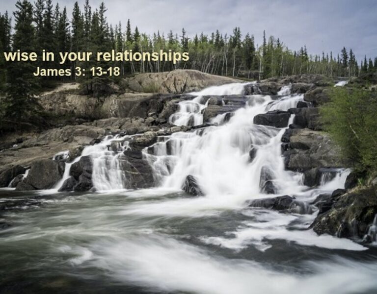 Be wise in your relationships