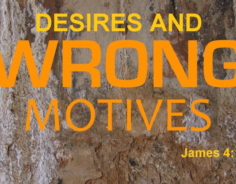 Desire and Wrong Motives